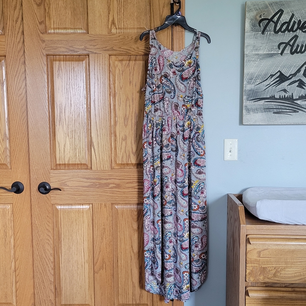 Round-Hem Maxi Dress
